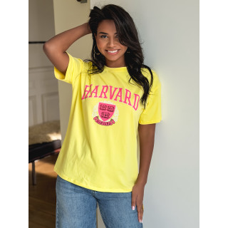 T-shirt Harvard - Jaune