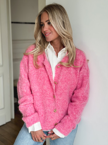 Gilet Ilénya - Rose