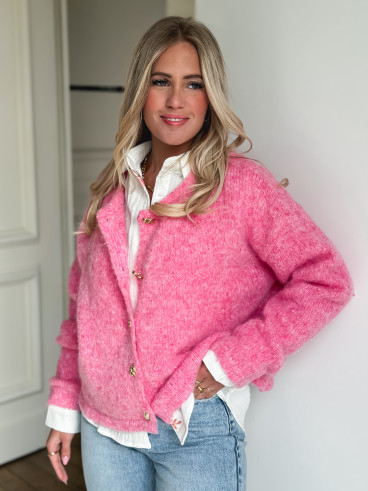 Gilet Ilénya - Rose