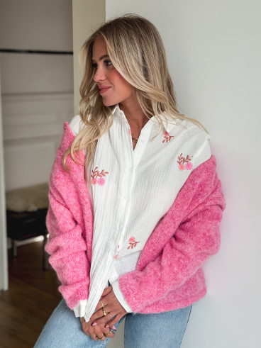 Gilet Ilénya - Rose