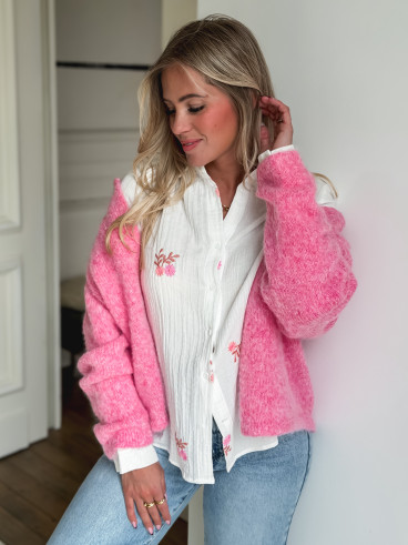 Gilet Ilénya - Rose