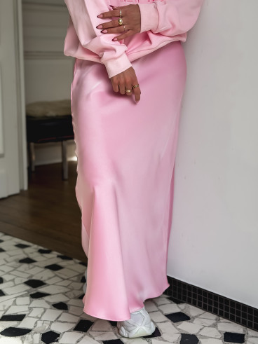 Jupe longue Vaïana - Rose