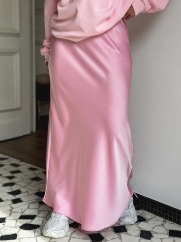 Jupe longue Vaïana - Rose