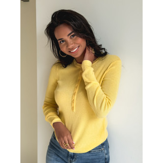 Pull côtelé Joéline - Jaune