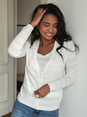 Gilet Maryssa - Blanc