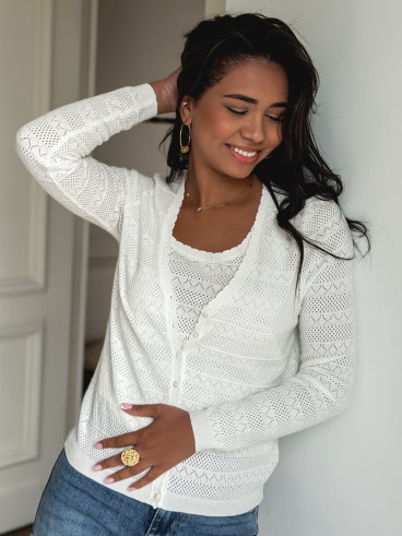 Gilet Maryssa - Blanc