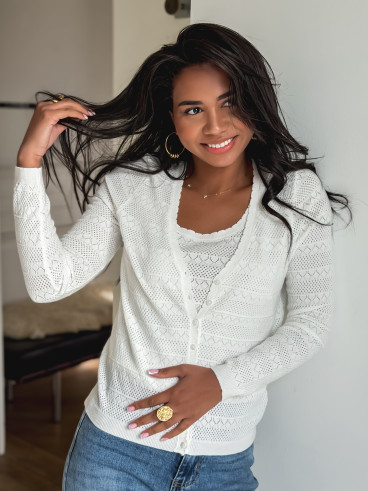 Gilet Maryssa - Blanc
