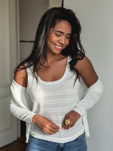 Gilet Maryssa - Blanc