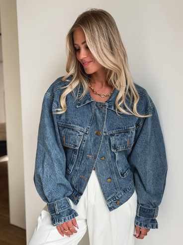 Veste en jeans Lorena - Bleu