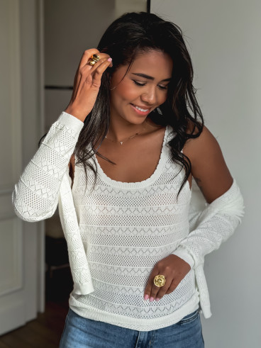 Gilet Maryssa - Blanc