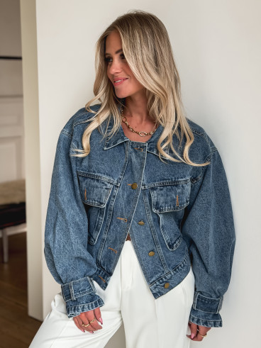 Veste en jeans Lorena - Bleu