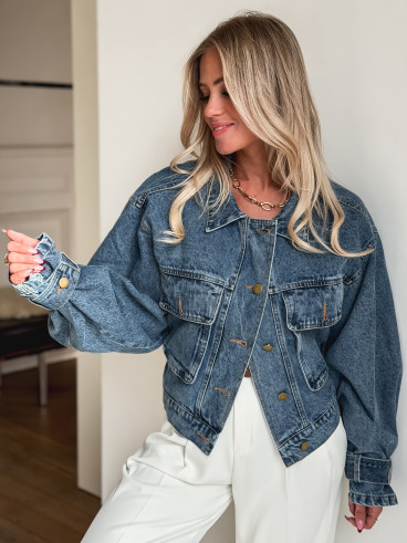 Veste en jeans Lorena - Bleu