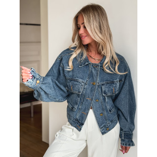 Veste en jeans Lorena - Bleu