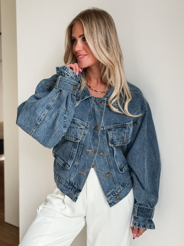 Veste en jeans Lorena - Bleu