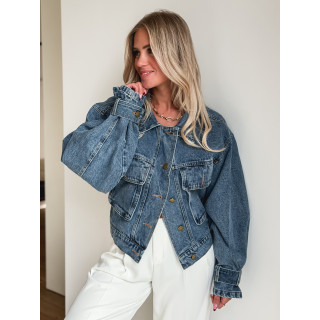 Veste en jeans Lorena - Bleu