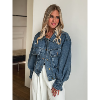 Veste en jeans Lorena - Bleu