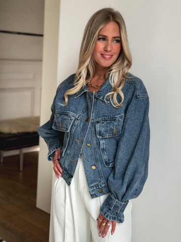 Veste en jeans Lorena - Bleu