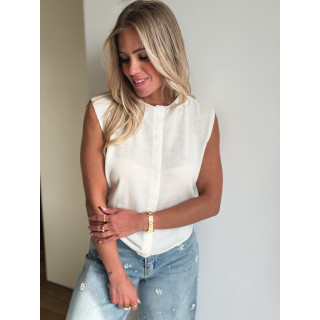 Gilet Silviana - Ecru