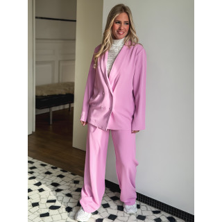 Pantalon fluide Maurine - Rose