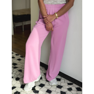 Pantalon fluide Maurine - Rose