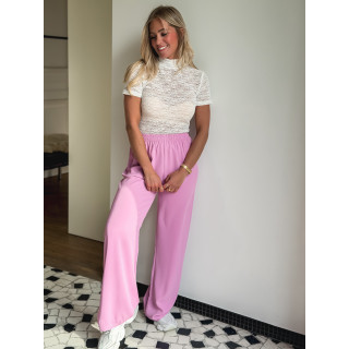 Pantalon fluide Maurine - Rose