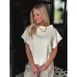 Pull sans manches Dakota - Ecru