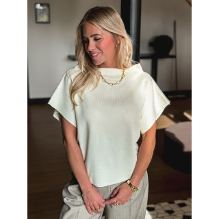 Pull sans manches Dakota - Ecru