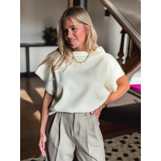 Pull sans manches Dakota - Ecru