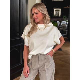 Pull sans manches Dakota - Ecru