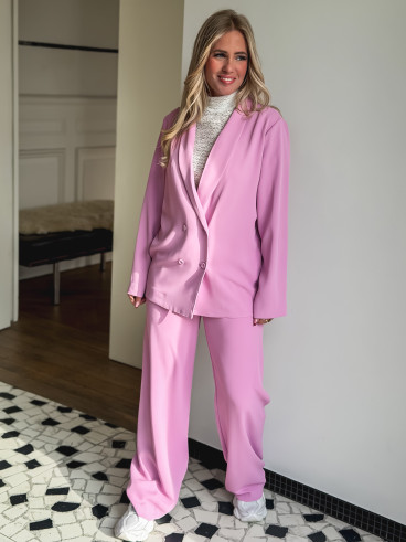 Blazer fluide Maurine - Rose