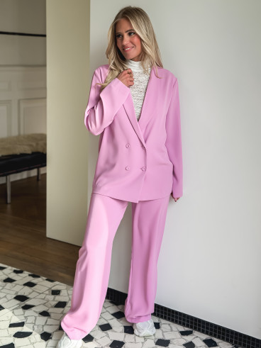 Blazer fluide Maurine - Rose