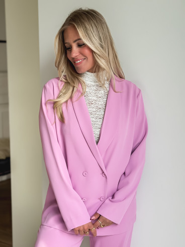 Blazer fluide Maurine - Rose