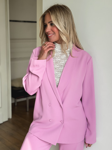 Blazer fluide Maurine - Rose