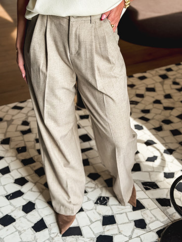 Pantalon Cheryn - Taupe/Kaki