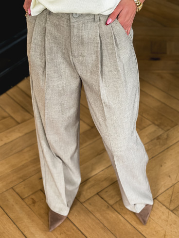 Pantalon Cheryn - Taupe/Kaki