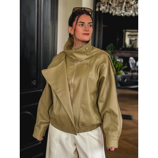 Veste en simili  Jallia - Vert Olive