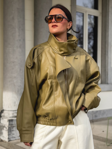 Veste en simili  Jallia - Vert Olive