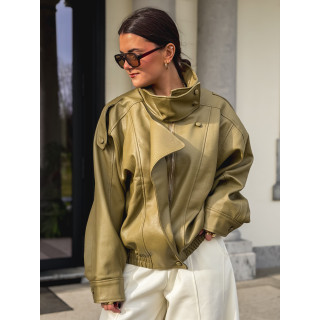 Veste en simili  Jallia - Vert Olive