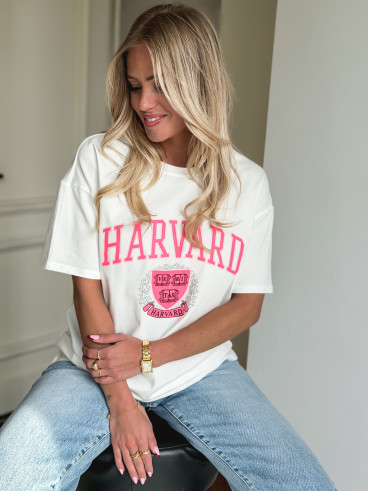 T-shirt Harvard - Blanc