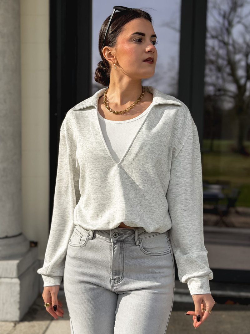 Pull Mallorie - Gris Pull Mallorie - Gris