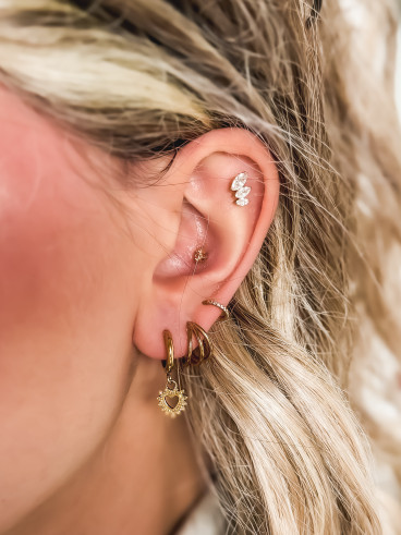 Boucles d'oreilles Anastasia - Dorée