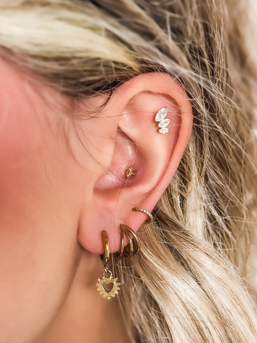 Boucles d'oreilles Anastasia - Dorée