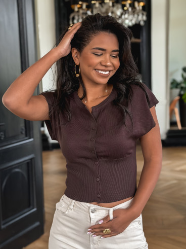 Gilet Vérona - Choco