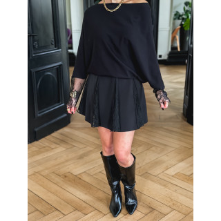 Jupe courte Aëla - Noir
