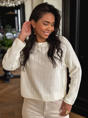 Pull Gloria - Crème