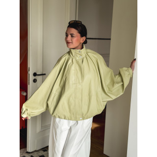 Veste en simili Maollie - Vert