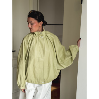 Veste en simili Maollie - Vert