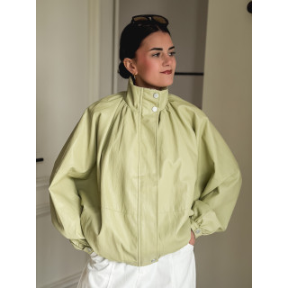 Veste en simili Maollie - Vert