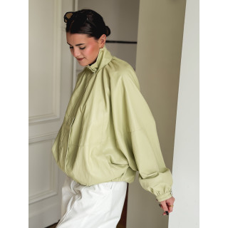 Veste en simili Maollie - Vert