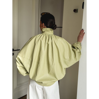 Veste en simili Maollie - Vert